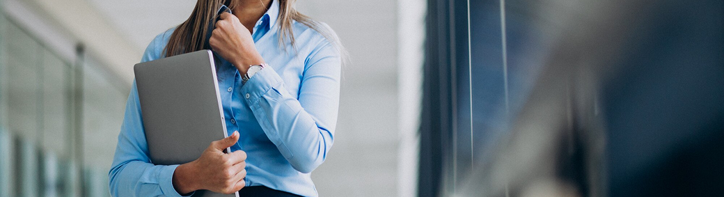 Professional woman with tablet